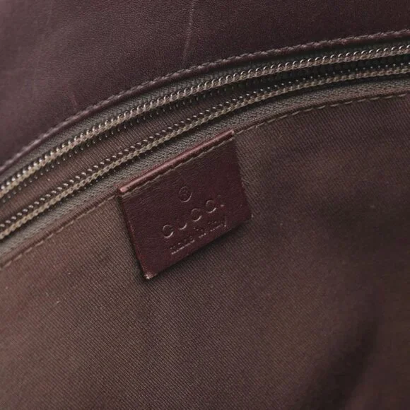 Gucci Shoulder Bag Guccissima Dark Brown Leather - Picture 4 of 9